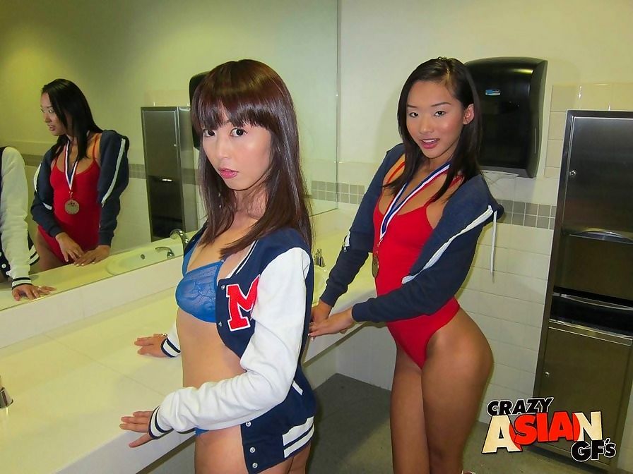 Asian Cheerleader Blowjob - Asian cheerleaders fucked in hot threesome - part 1786 at Sex Pics .me