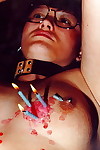 Vintage burning torture of slave girl ra in pain and needle feti - part 555