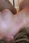 Obese wife Dee Siren sucks off 2 dicks at once after flaunting her huge ass